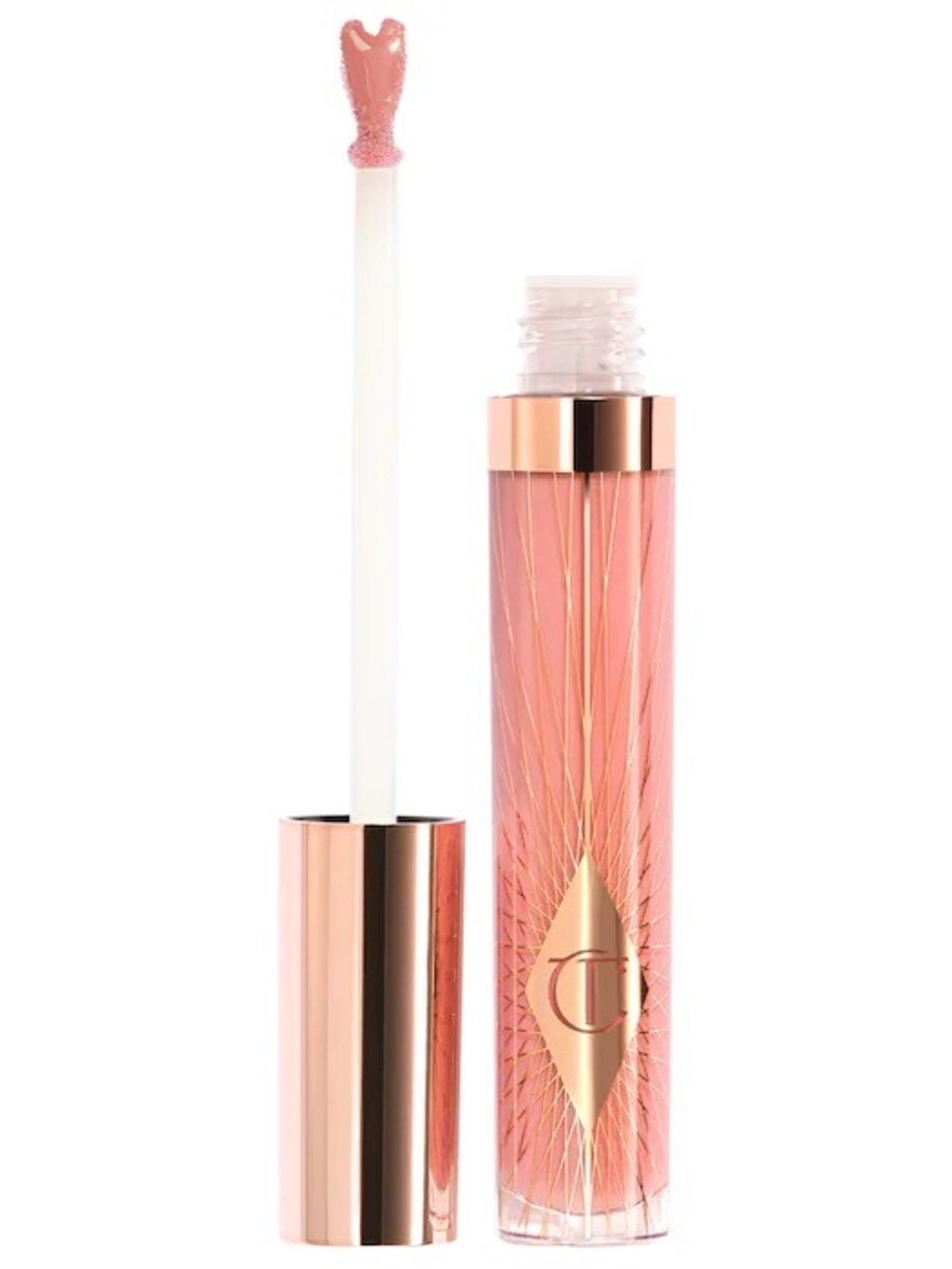 Charlotte Tilbury Collagen Lip Bath Gloss Pillow Talk Fair